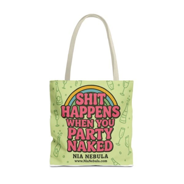 Sh*t Happens Party Tote Bag - Image 45
