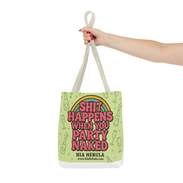Sh*t Happens Party Tote Bag - Image 40
