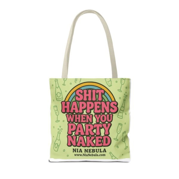 Sh*t Happens Party Tote Bag - Image 42