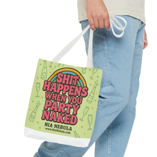 Sh*t Happens Party Tote Bag - Image 27