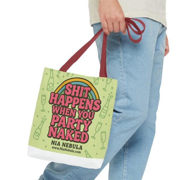 Sh*t Happens Party Tote Bag - Image 15