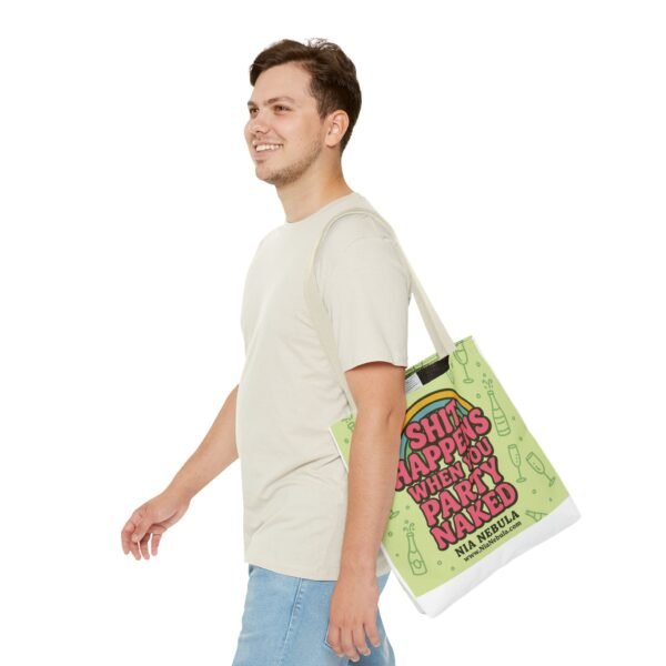 Sh*t Happens Party Tote Bag - Image 43