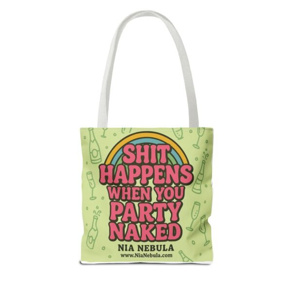 Sh*t Happens Party Tote Bag - Image 26