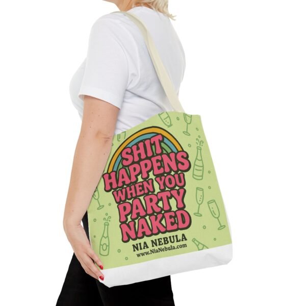 Sh*t Happens Party Tote Bag - Image 44