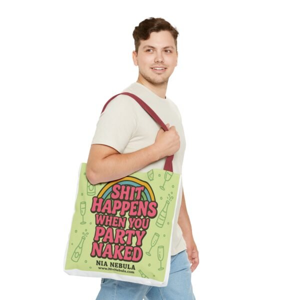 Sh*t Happens Party Tote Bag - Image 23