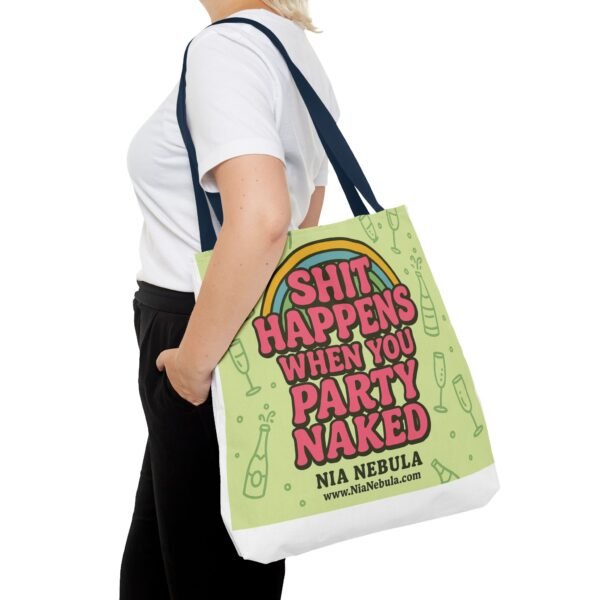 Sh*t Happens Party Tote Bag - Image 60