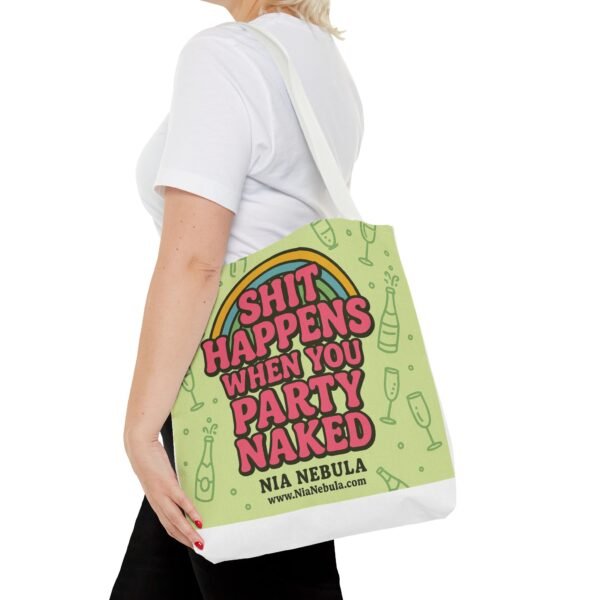 Sh*t Happens Party Tote Bag - Image 32