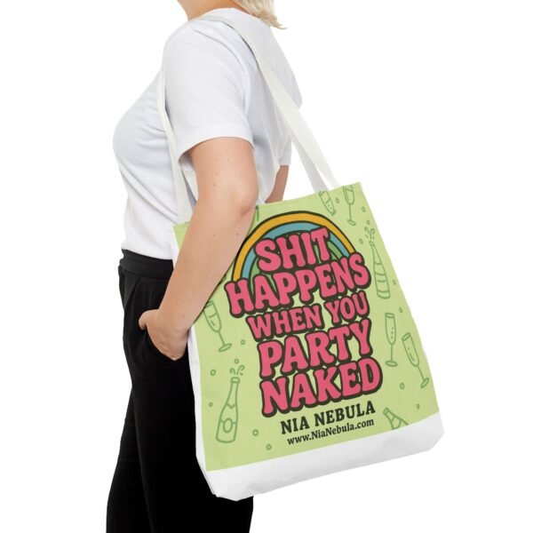 Sh*t Happens Party Tote Bag - Image 36